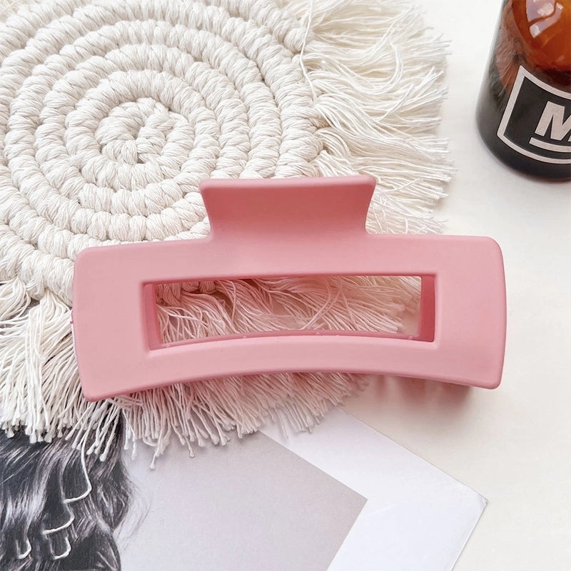 Women’s IG Style Solid Color Plastic Hair Claws