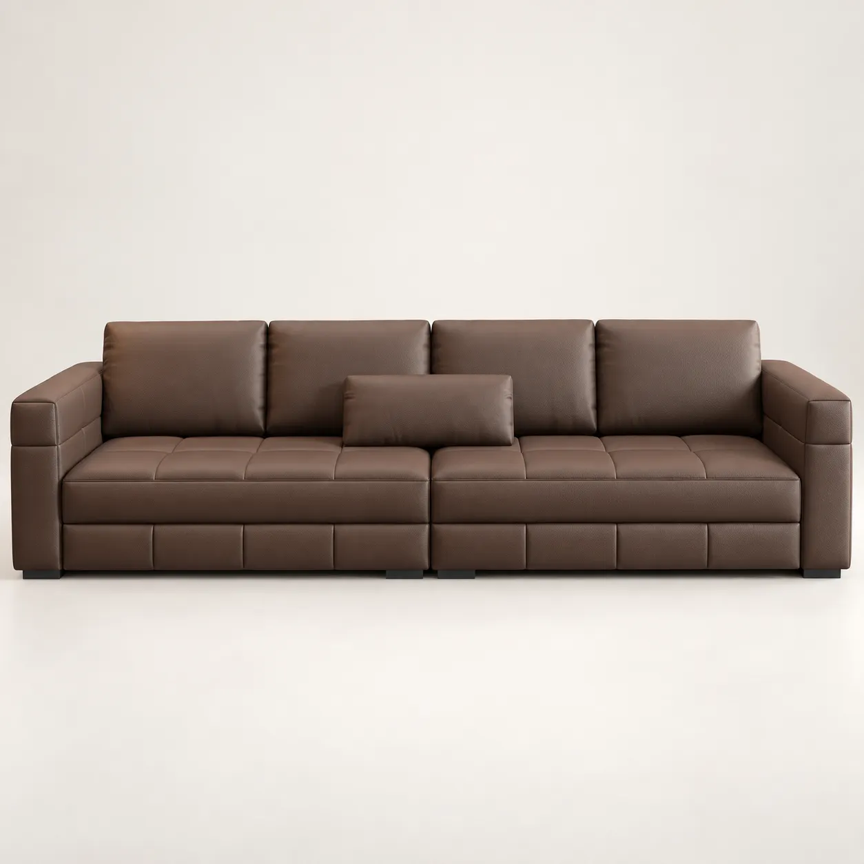 Blazer Sofa - Cocoa Brown - White studio product view