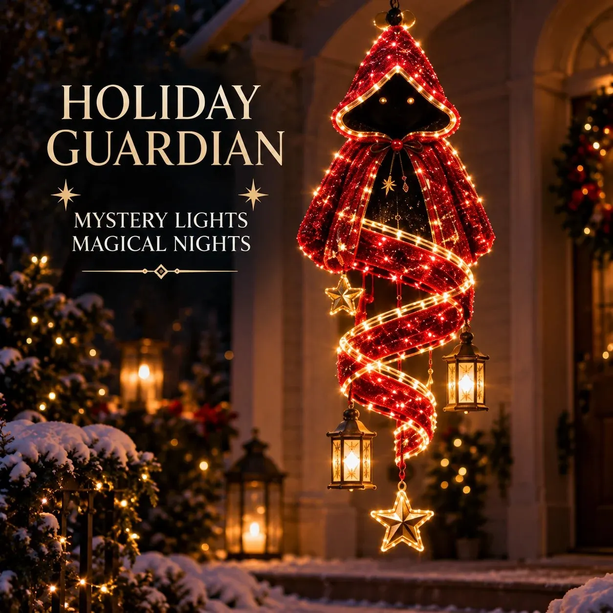 Holiday Guardian Spiral Christmas light