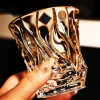Czech Imported BOHEMIA Crystal Glass Handmade High-end Gold-painted Whiskey Glass Foreign Wine Glass