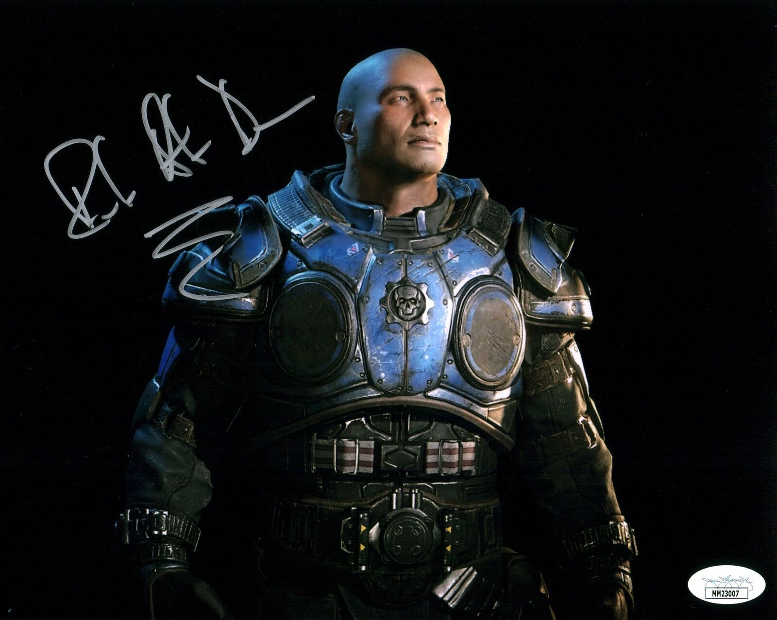 Robin Atkin Downes Gears of War 8x10 Photo Poster painting Signed Autograph JSA Certified COA