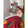 Metal alloy calendar, manual mechanical flip desk calendar, Bauhaus style home desktop decoration perpetual calendar ornaments