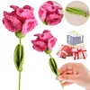 (Finished Product)Crochet Carnation Artificial Carnation Exquisite Aesthetic for Gift Home Office Decor