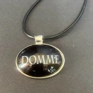 pornhint Pornhint Domme Necklace or Submissive Collar Charm Kink Wear BDSM DDBG
