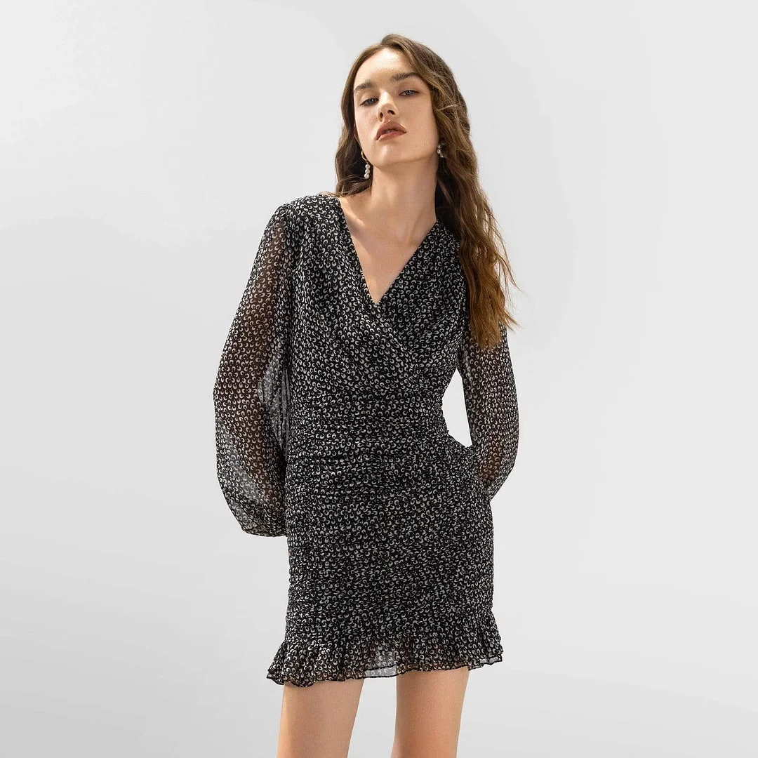 Viviana Puff Sleeve Mini Dress