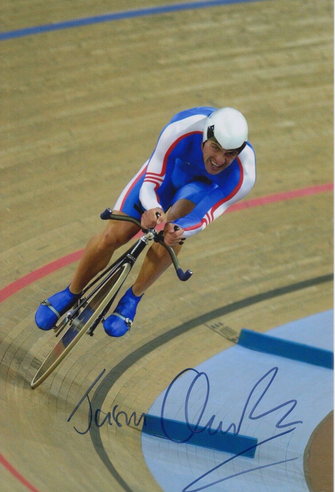 JASON QUEALLY HAND SIGNED 12X8 Photo Poster painting OLYMPICS AUTOGRAPH SYDNEY 2000 5