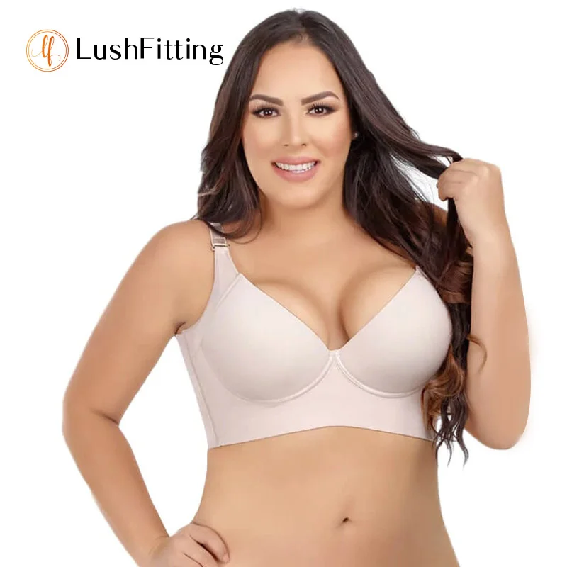 LushFitting - Sexy Deep Cup Full Coverage Bra