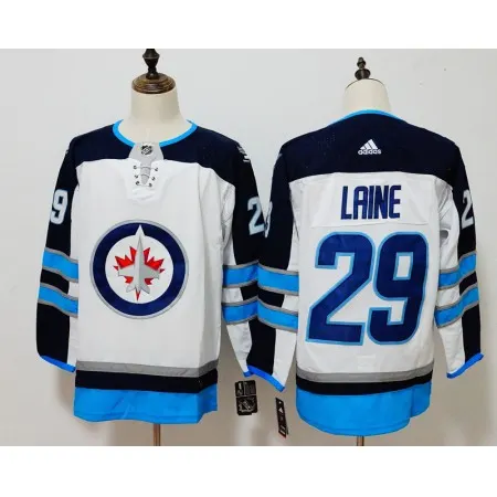 Men's  Winnipeg Jets #29 Patrik Laine White Stitched NHL Jersey