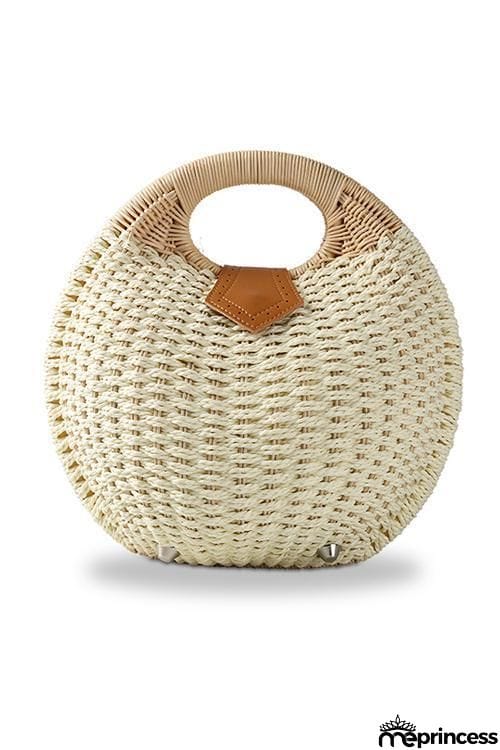 Snail Straw Tote Bag