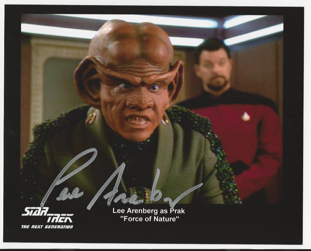 Lee Arenberg - Star Trek TNG signed Photo Poster painting