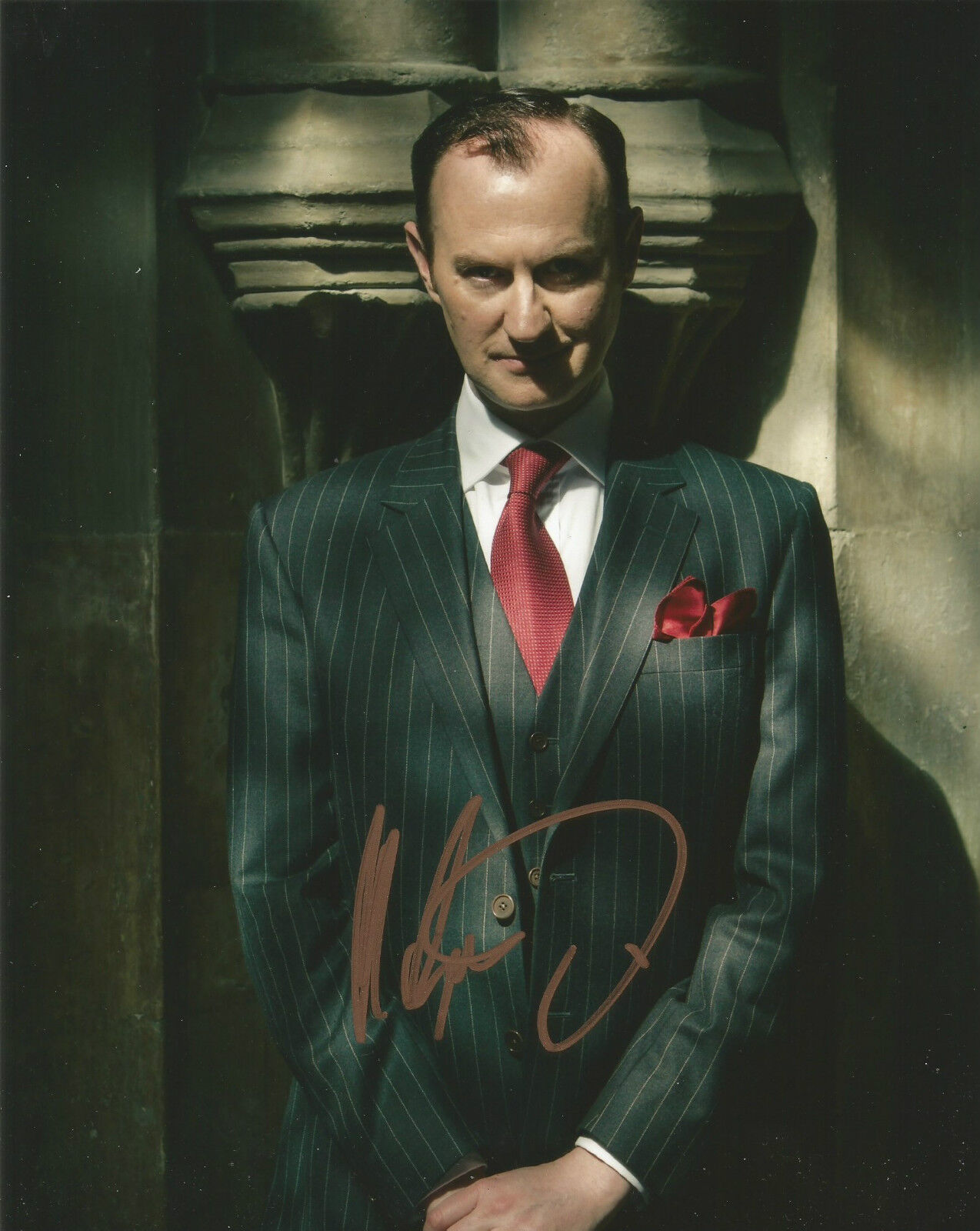 Mark Gatiss Signed Sherlock 10x8 Photo Poster painting AFTAL