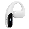 Bluetooth-compatible 6.0 Business Ear-mounted Earphones Single Ear Open Ear Earphone with LED Digital Display Noise Cancellation for Running Driving Business