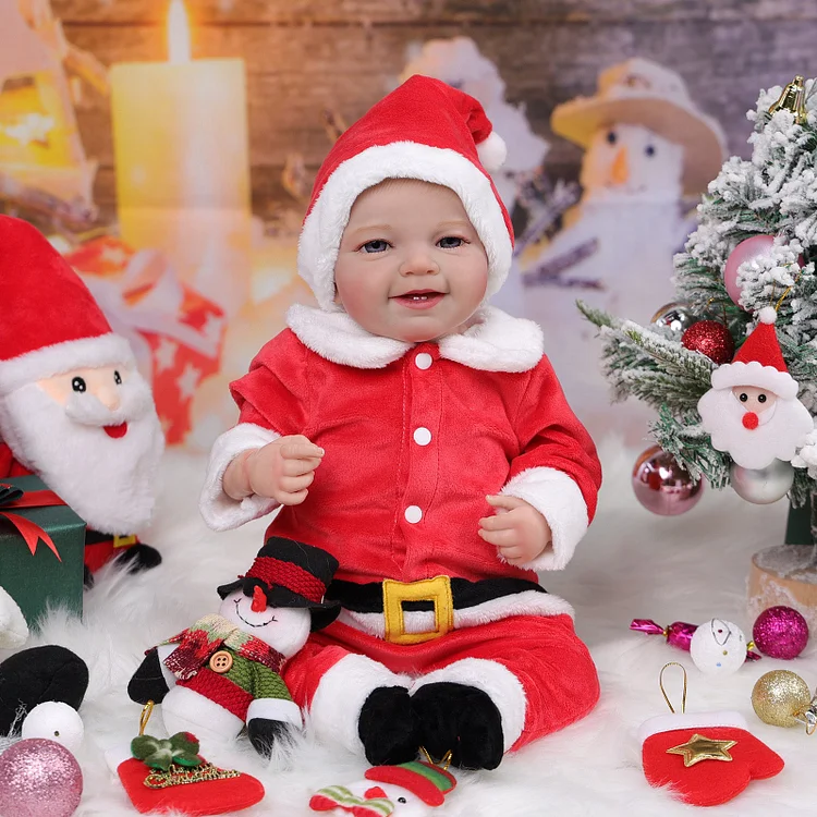 Babeside Leen 20" Christmas Adorable Reborn Baby Doll Infant Baby Boy