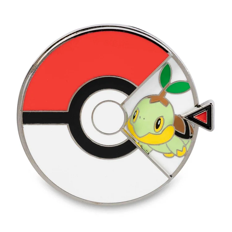 Turtwig, Chimchar & Piplup Pokémon Spinner Pin