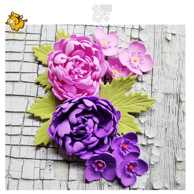New Craft Flowers Metal Cutting Die Stencils Template for Scrapbooking Paper Album Cards Gift Decor Knife Punch Mold Die Cut