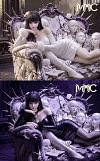 1/4 Scale Autophagic Throne Tomie with LED - Tomie Resin Statue - MMC Studio