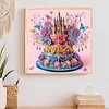 Cakes Desserts - Crystal Rhinestone Diamond Painting