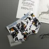 Men's Ice Silk Sexy Breathable Printed Boxer Briefs