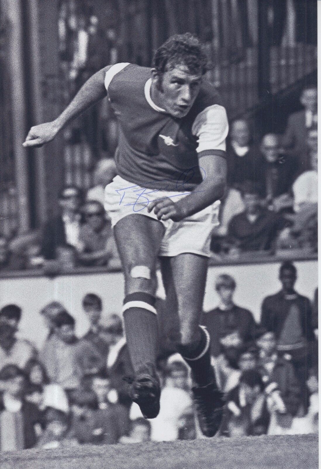 Terry Neill Hand Signed Arsenal 12x8 Photo Poster painting 2.