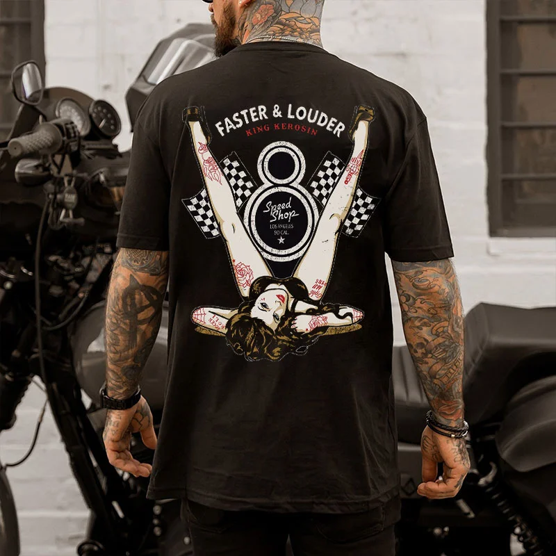 FAST AND LOUDER Sexy Lady Print Men's T-shirt