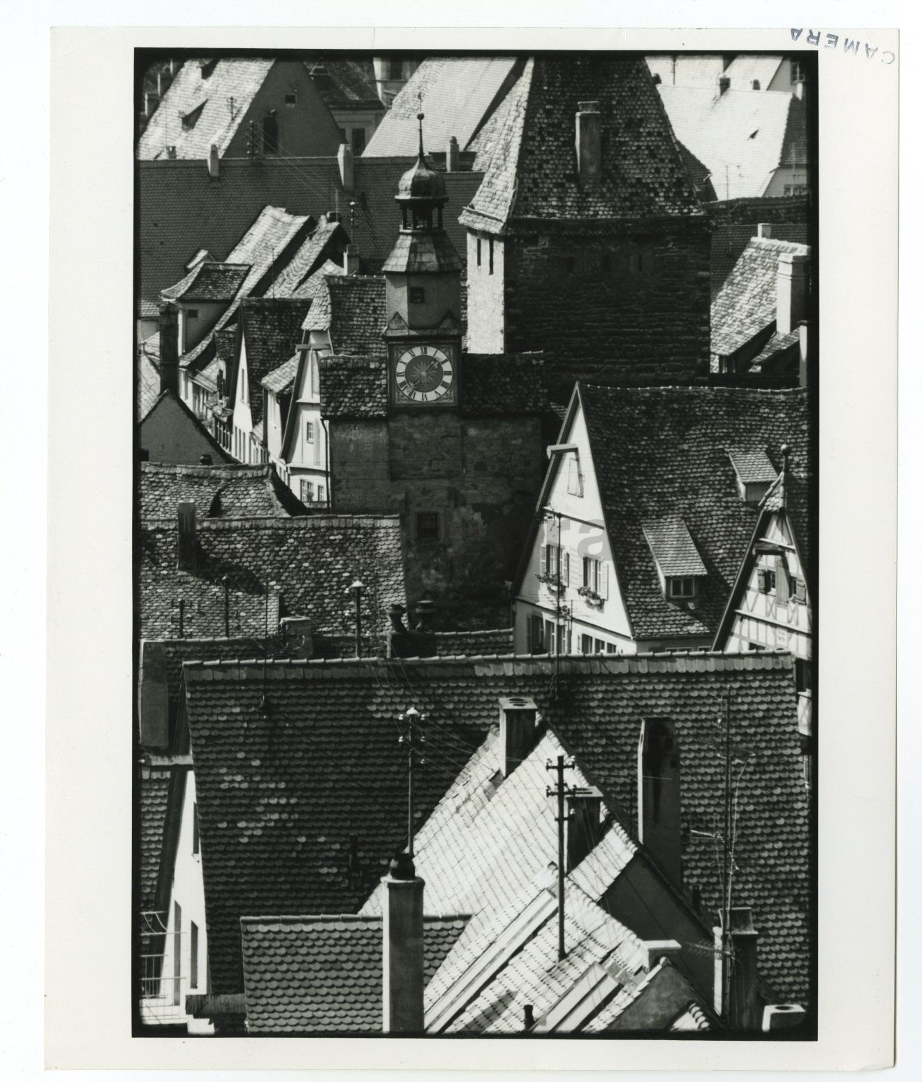 German History - Rothenburg, Germany - Vintage 8x10 Photo Poster paintinggraph