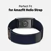 for Amazfit Helio Strap Adjustable Sport Watch Strap Woven Sports Wristband