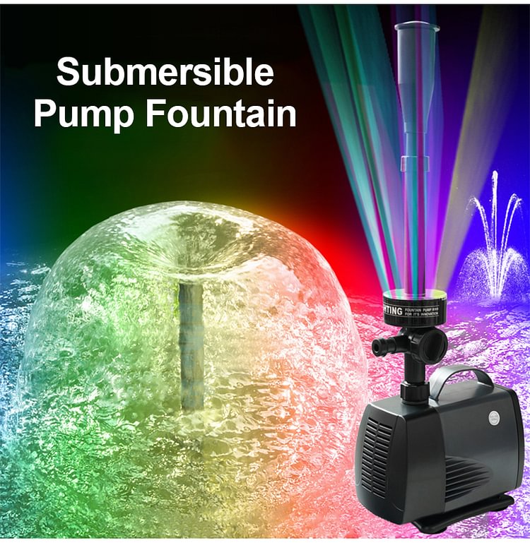 LED Submersible Pump Fountain