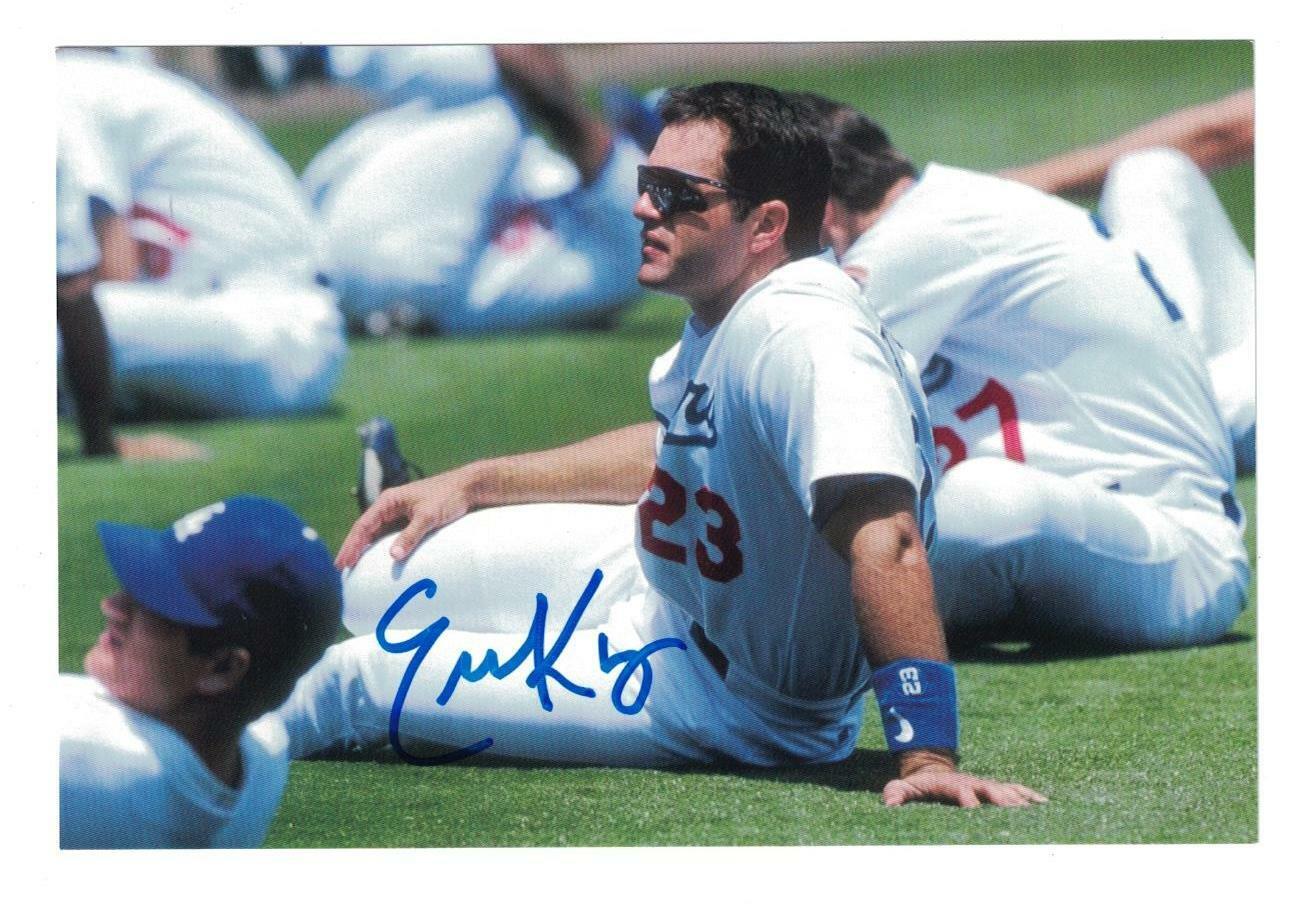 Eric Karros Signed Autographed 4 x 6 Photo Poster painting Los Angeles Dodgers