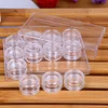 12 grilles bouteilles strass perles boîte de rangement Nail Art Bijoux Conteneur