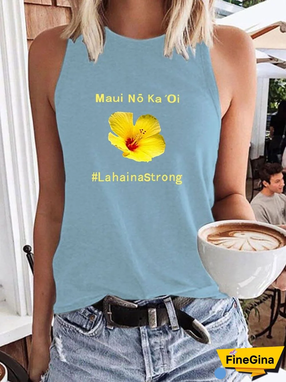 womens lahaina strong tank top