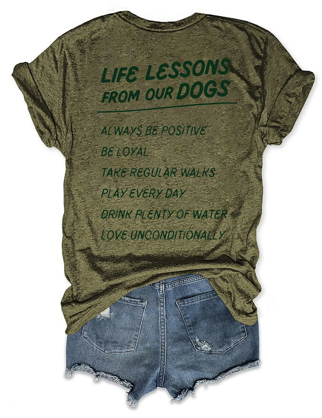 Life Lessons From Our Dogs T-shirt