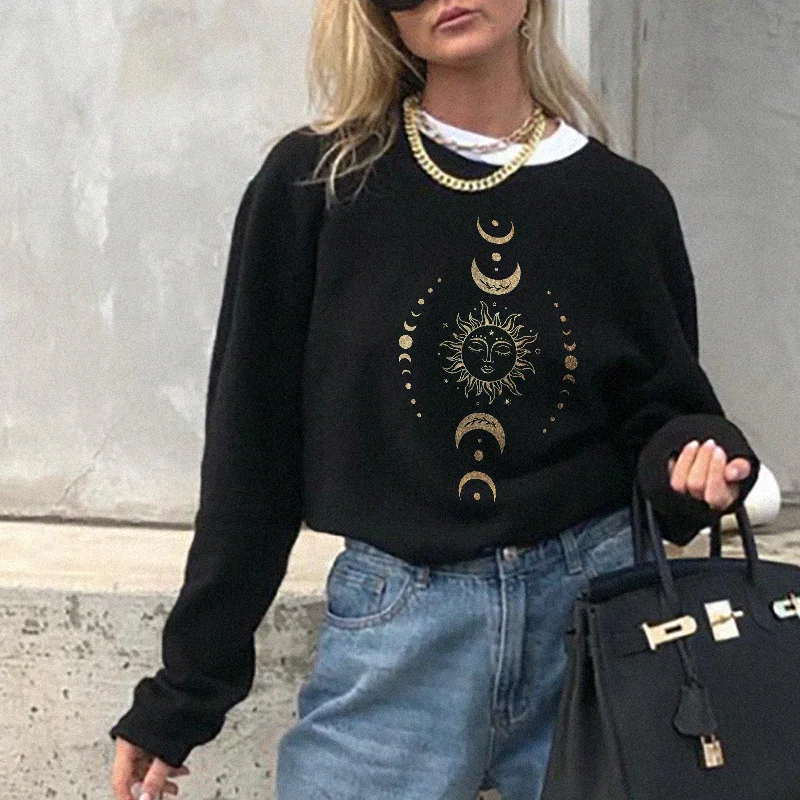    Sun Moon print Women’s sweatshirt - Neojana
