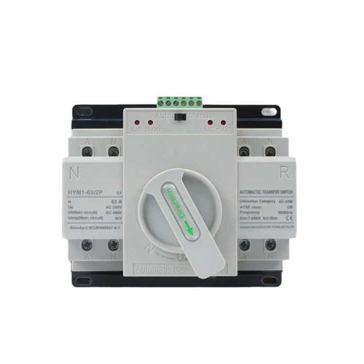 ⚡220V Dual Power Automatic Transfer Toggle Control Switch