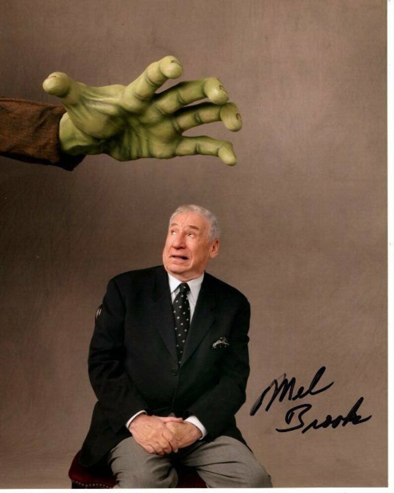 Mel brooks signed autographed young frankenstein Photo Poster paintinggraph