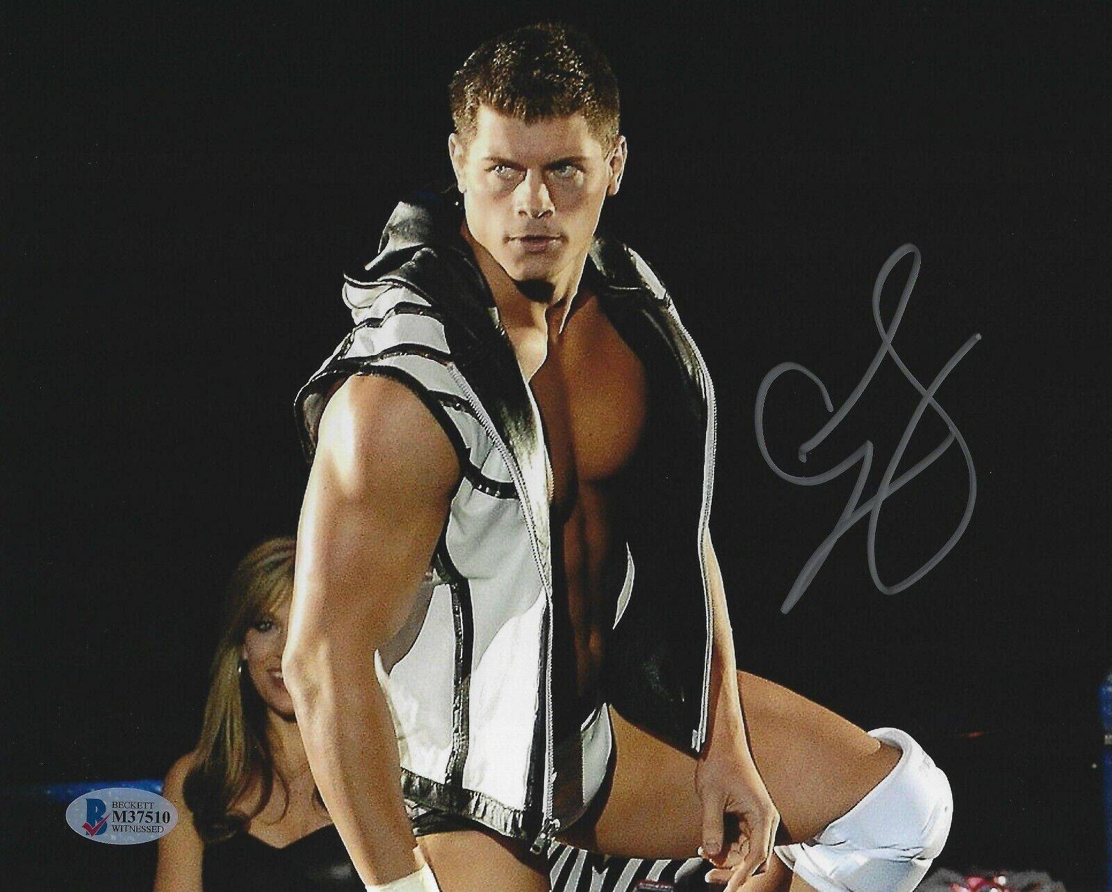 Cody Rhodes Signed 8x10 Photo Poster painting BAS COA New Japan Pro Wrestling WWE AEW All In 510