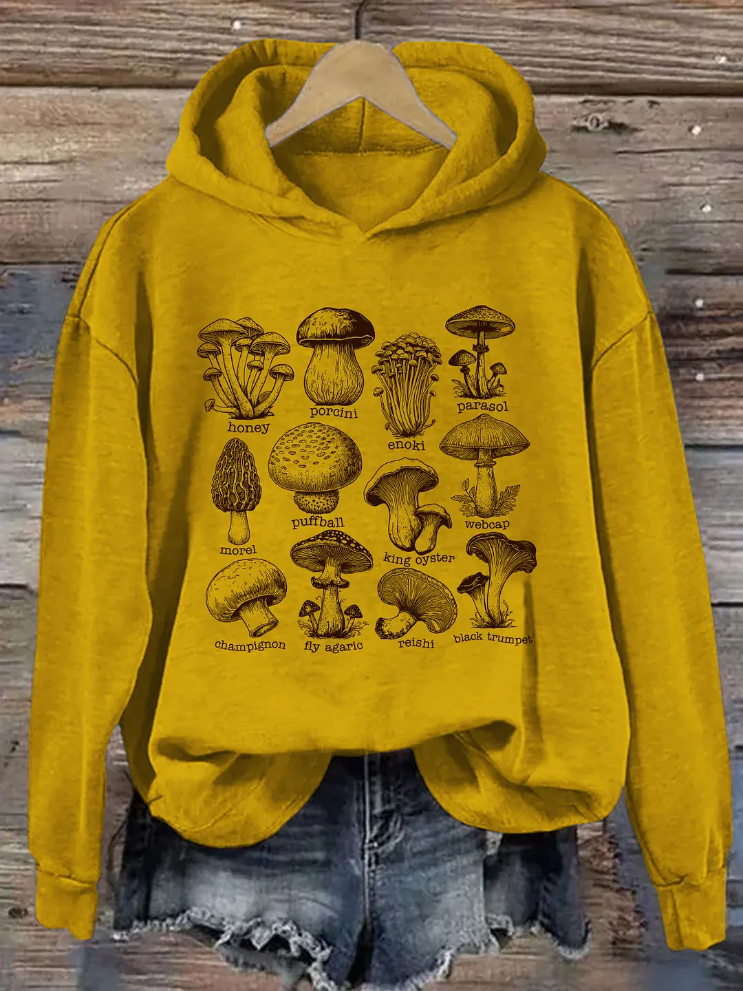 Vintage Mushroom Hoodie