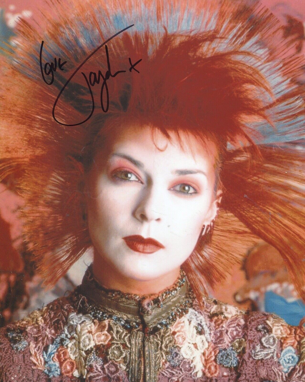 Pop Star & Actress TOYAH signed 8x10 Photo Poster painting IMAGE No6 - UACC DEALER SIGNING