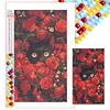 Rose schwarze Katze - quadratischer Bohrer Diamantmalerei - 45*75cm (gro&szlig;e Gr&ouml;&szlig;e)