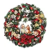 DIY Christmas Wreath Wall Hanging Cross stitch Kit - 11CT Stamped