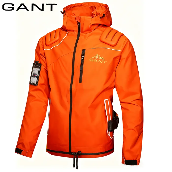 GANT&reg;Męska wodoodporna i wiatroszczelna kurtka z kapturem