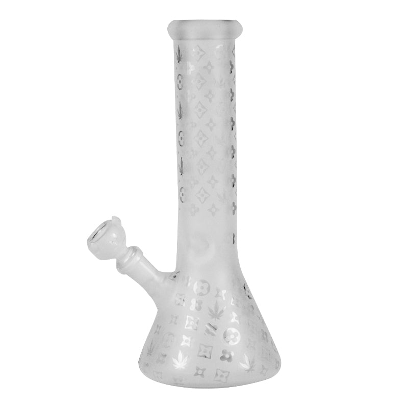 12.5" lv pattern beaker water pipe 