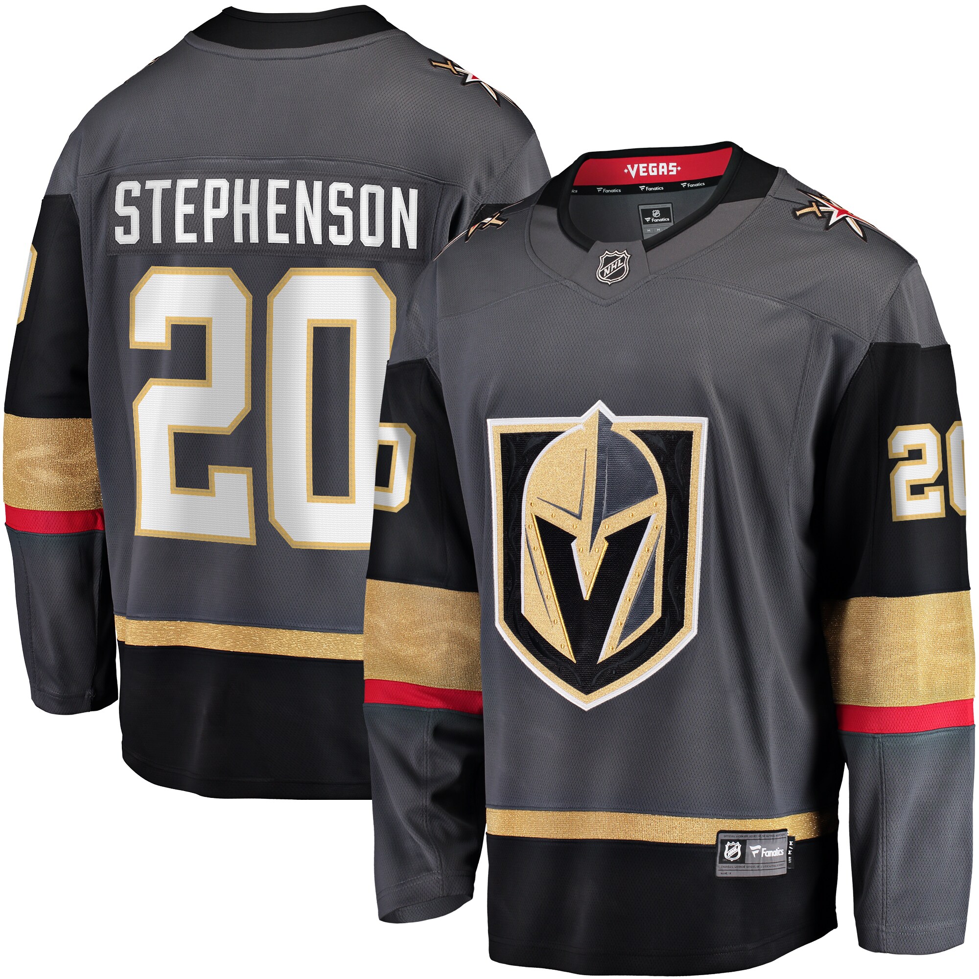 Chandler Stephenson Vegas Golden Knights Fanatics Alternate Breakaway   Jersey &ndash; Gray mysite
