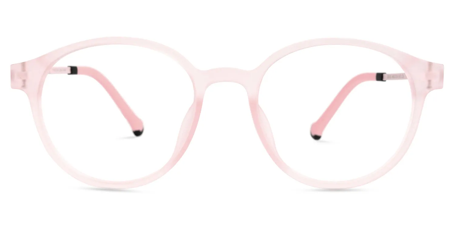 Harriett Rosa Rund Brille Rosa