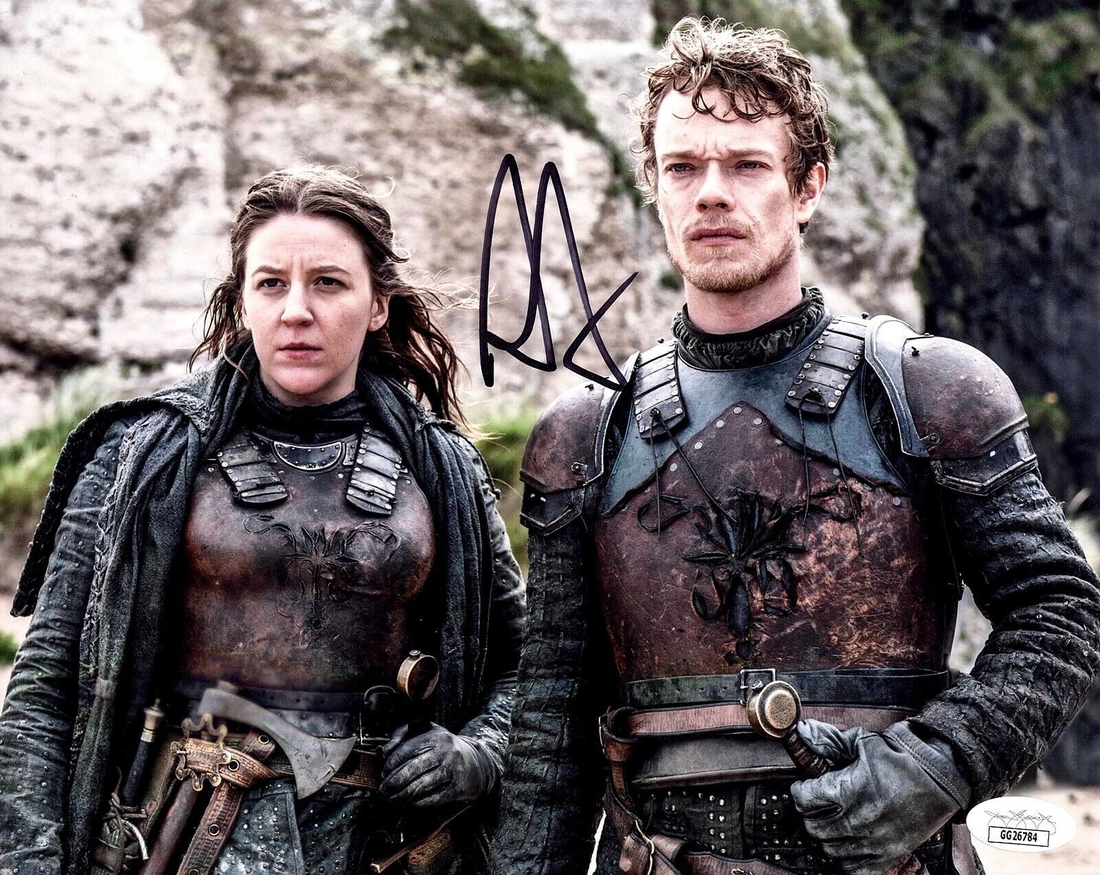 ALFIE ALLEN Autograph Hand SIGNED 8x10 Photo Poster painting GAME OF THRONES THEON JSA CERTIFIED