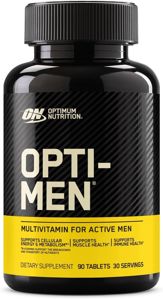 🎁[Free Shipping]Opti-Men, Vitamin C, Zinc and Vitamin D, E, B12 for Immune Support Mens Daily Multivitamin Supplement