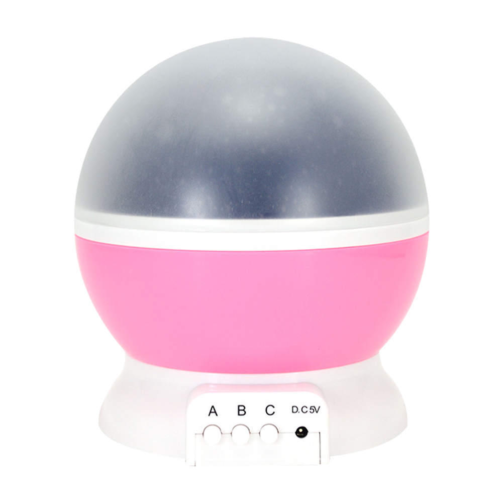 

Rotating LED Starry Light Children Christmas Gift Color Universe Projector, Pink, 501 Original