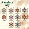 10pcs/set DIY Double-sided Rhinestone Diamond Special Shape Pearl Art Hanging Acrylic  Christmas Tree Ornament Kit