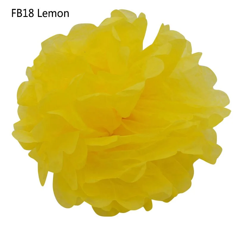 5PCS Handmade 6 (15CM) Tissue Paper Pom Poms Paper Flower Ball For Home Garden Party Wedding Birthday&Wedding Car Decoration