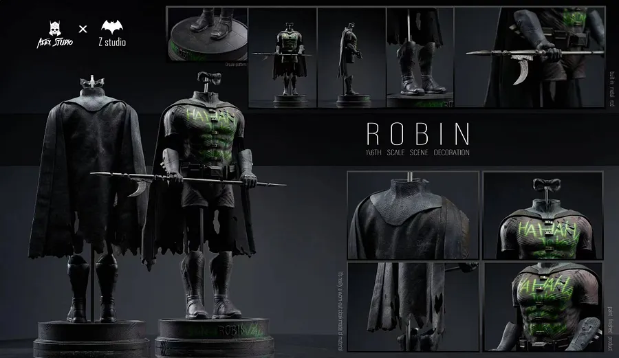 PRE-ORDER Alex Studio & Z Studio - DC BVS Robin Suit 1/6 Scene