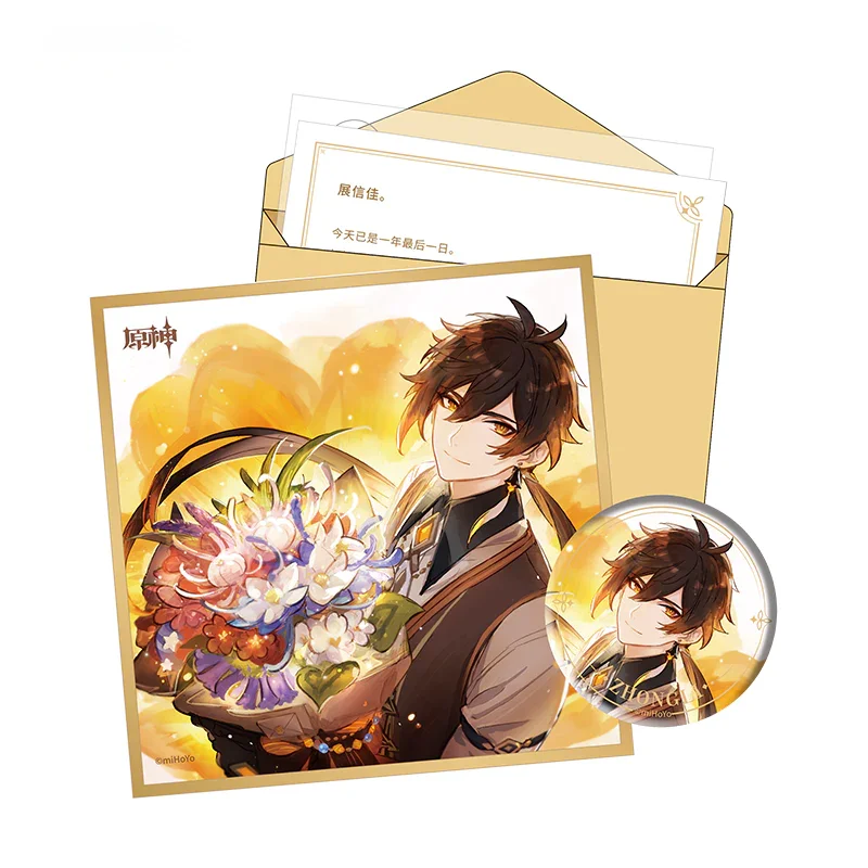Genshin Official Store Characters Shikishi and Pin ON677